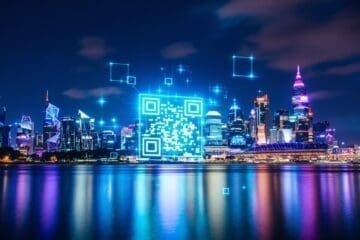 Singapore Skyline QR code